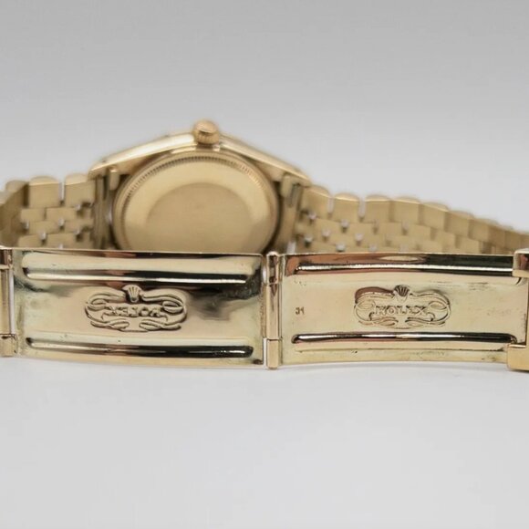 Rolex 14kt Yellow Gold Men's 34mm Dial Watch With Papers - Picture 6 of 6